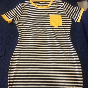 Never Been Worn, Stripped mini dress